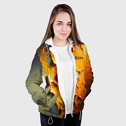 Куртка с капюшоном женская Peeling plaster - Milano, цвет: 3D-белый — фото 2