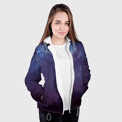Женская куртка Flawless Space / 3D-Белый – фото 3