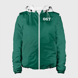 Куртка с капюшоном женская Форма игрока 067 Кан Сэ-бёк, цвет: 3D-белый