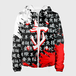Куртка с капюшоном женская Doom dark age japan, цвет: 3D-белый