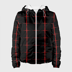 Женская куртка Color black red crosses