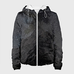 Куртка с капюшоном женская Тихтенген звёздны, цвет: 3D-белый