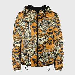 Женская куртка Хэллоуин тыквы