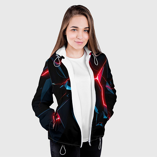 Женская куртка Neon multicolored / 3D-Белый – фото 3