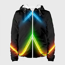 Женская куртка Neon multicolored lines