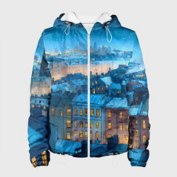 Женская куртка Крыши зимнего Питера