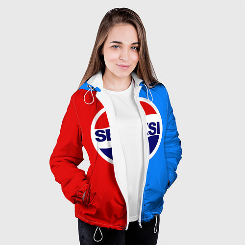 Женская куртка Sexsi Pepsi / 3D-Белый – фото 3
