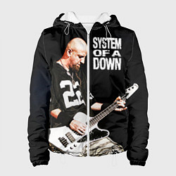 Куртка с капюшоном женская System of a Down, цвет: 3D-белый