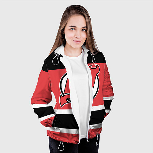 Женская куртка New Jersey Devils / 3D-Белый – фото 3