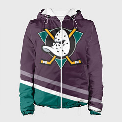 Куртка с капюшоном женская Anaheim Ducks Selanne, цвет: 3D-белый