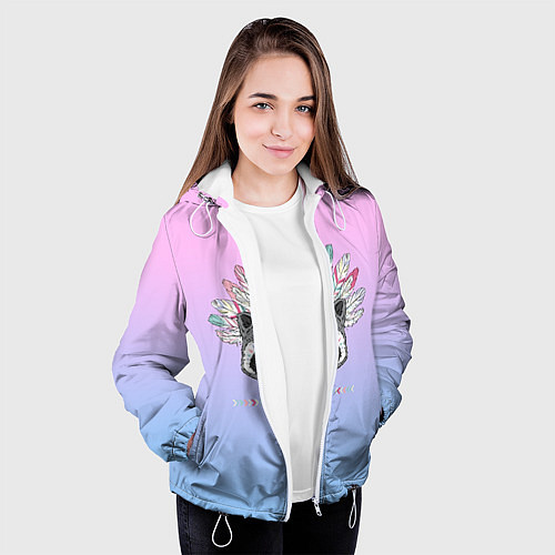 Женская куртка Raccoon: Free Spirit / 3D-Белый – фото 3