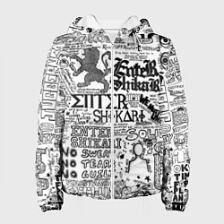 Куртка с капюшоном женская Enter Shikari: Words, цвет: 3D-белый