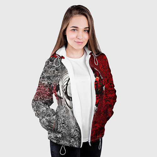 Женская куртка Pirate Station: Flowers / 3D-Белый – фото 3