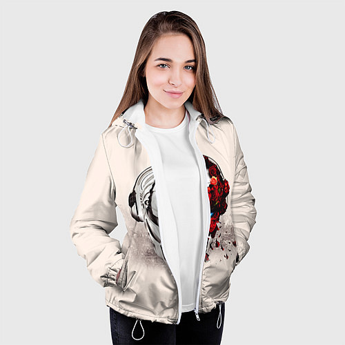 Женская куртка Pirate Station: Pink Side / 3D-Белый – фото 3