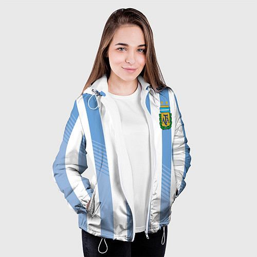 Женская куртка Сборная Аргентины: ЧМ-2018 / 3D-Белый – фото 3