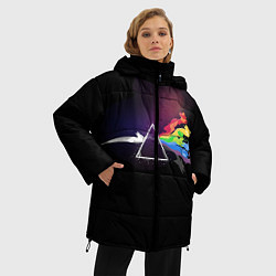 Куртка зимняя женская Покемоны, цвет: 3D-светло-серый — фото 2
