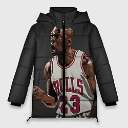 Куртка зимняя женская Bulls 23: Jordan, цвет: 3D-черный
