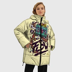 Куртка зимняя женская Flow, цвет: 3D-черный — фото 2