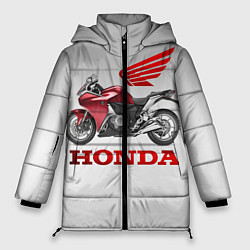Куртка зимняя женская Honda 2, цвет: 3D-красный