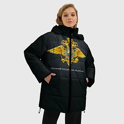Куртка зимняя женская Полиция Российской Федерации, цвет: 3D-светло-серый — фото 2