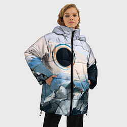 Куртка зимняя женская Черная дыра, цвет: 3D-черный — фото 2