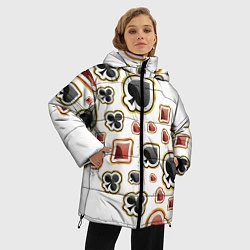 Куртка зимняя женская World Poker, цвет: 3D-черный — фото 2