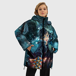 Куртка зимняя женская Мастера меча онлайн, цвет: 3D-черный — фото 2
