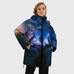 Куртка зимняя женская Мастера меча онлайн, цвет: 3D-черный — фото 2