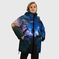 Куртка зимняя женская Мастера меча онлайн, цвет: 3D-светло-серый — фото 2