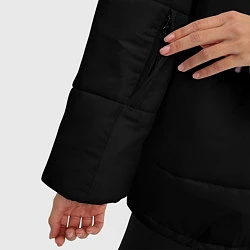 Куртка зимняя женская Donuts, цвет: 3D-черный — фото 2