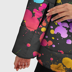 Куртка зимняя женская Игра красок, цвет: 3D-черный — фото 2