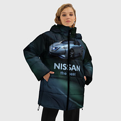 Куртка зимняя женская Nissan the best, цвет: 3D-черный — фото 2