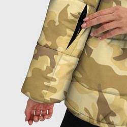 Куртка зимняя женская CS GO: Dust, цвет: 3D-черный — фото 2
