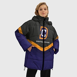 Куртка зимняя женская Digital Chaos Uniform, цвет: 3D-черный — фото 2