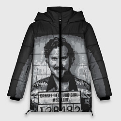 Куртка зимняя женская Pablo Escobar: Smile, цвет: 3D-черный