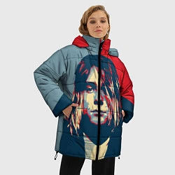 Куртка зимняя женская Kurt Cobain, цвет: 3D-черный — фото 2