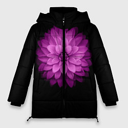 Куртка зимняя женская Violet Flower, цвет: 3D-красный