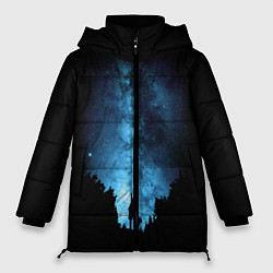 Куртка зимняя женская Млечный путь, цвет: 3D-черный