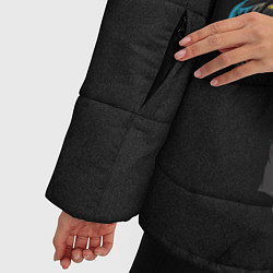 Куртка зимняя женская Космос внутри, цвет: 3D-черный — фото 2