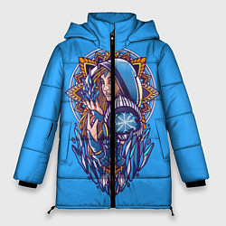 Куртка зимняя женская Crystal Maiden: Ice Magic, цвет: 3D-черный