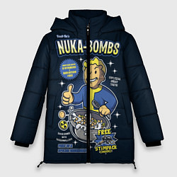 Куртка зимняя женская Nuka Bombs, цвет: 3D-черный