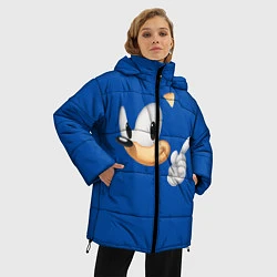 Куртка зимняя женская Соник, цвет: 3D-черный — фото 2
