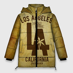 Куртка зимняя женская Лос-Анджелес, цвет: 3D-черный