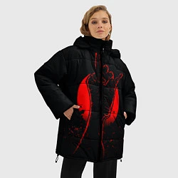 Куртка зимняя женская Zombie Rock, цвет: 3D-черный — фото 2