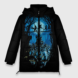 Куртка зимняя женская Zombie Island, цвет: 3D-черный