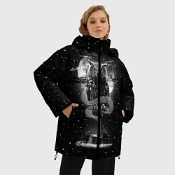Куртка зимняя женская Ночная сова, цвет: 3D-черный — фото 2