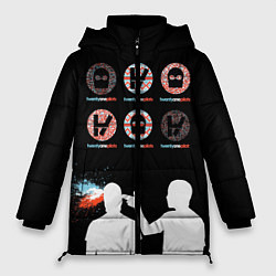 Куртка зимняя женская Twenty one pilots, цвет: 3D-черный