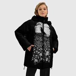 Куртка зимняя женская Лунный охотник, цвет: 3D-светло-серый — фото 2