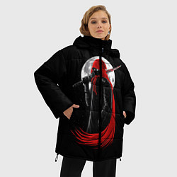 Куртка зимняя женская Лунный убийца, цвет: 3D-светло-серый — фото 2