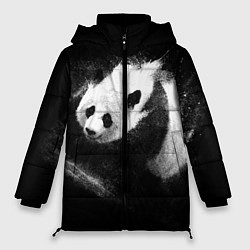 Куртка зимняя женская Молочная панда, цвет: 3D-черный